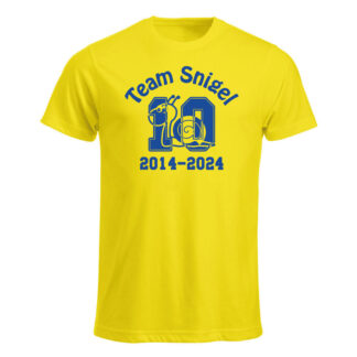 T-shirt 10 år Team Snigel, Herr
